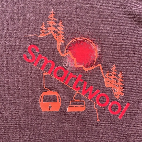 SMARTWOOL Merino Sport 150 in Chair Lift Graphic Size Large - Picture 8 of 10